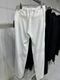 (ͽ���ʡ�8������9������ͽ��/kiryuyrik������奦����奦/Back Satin Wide Slacks/White