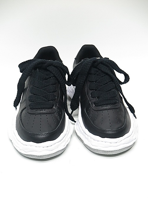Maison MIHARA YASUHIRO/WAYNE LOW/ original sole leather Low-Top sneaker/BLK.
