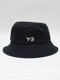 Y-3磻꡼/Y-3 BUCKET HAT/BLACK.