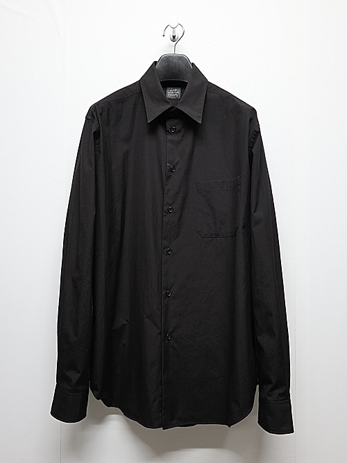 Yohji Yamamoto���襦����ޥ��/SUIT BROAD U-CDH BASIC SHIRT/BLACK