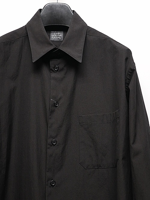 Yohji Yamamoto���襦����ޥ��/SUIT BROAD U-CDH BASIC SHIRT/BLACK