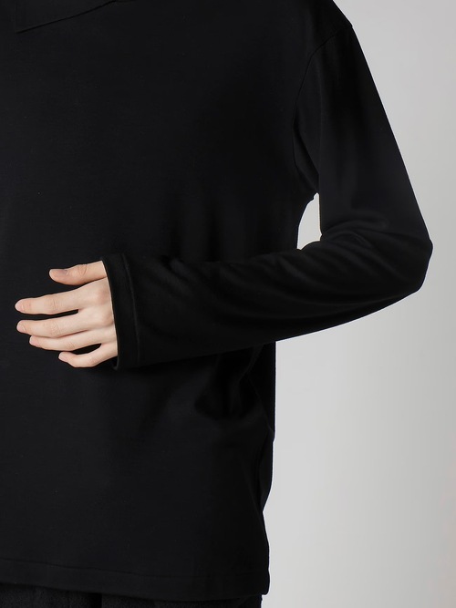 Yohji Yamamoto襦ޥ/1/80å֥륹ࡼ ŤͶ ݼĹµ/BLACK