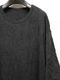 Ground Y�����饦��ɥ磻/COTTON POLYESTER HEM JUMBO SHORT SLEEVED T/BLACK.