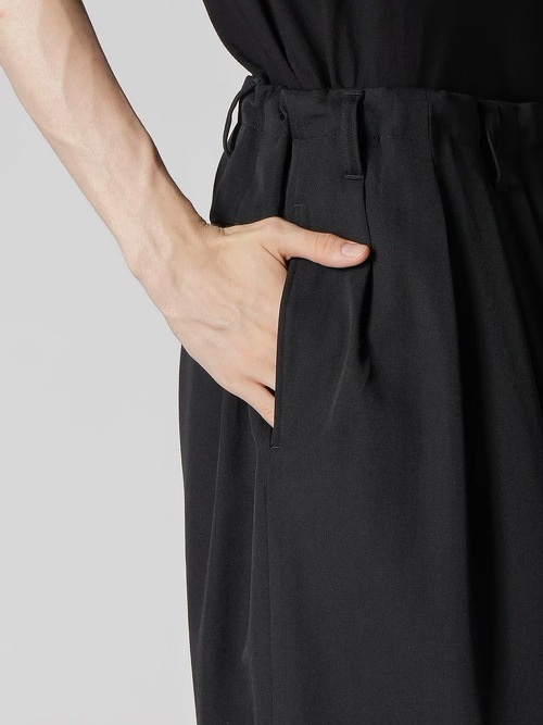 Yohji Yamamoto���襦����ޥ��/���葉��С����֥Х롼��ѥ��/BLACK