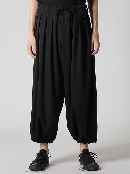 Yohji Yamamoto���襦����ޥ��/���葉��С����֥Х롼��ѥ��/BLACK