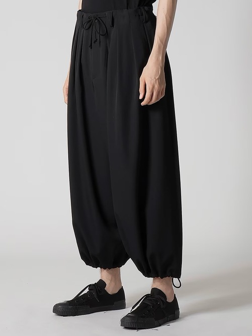 Yohji Yamamoto���襦����ޥ��/���葉��С����֥Х롼��ѥ��/BLACK