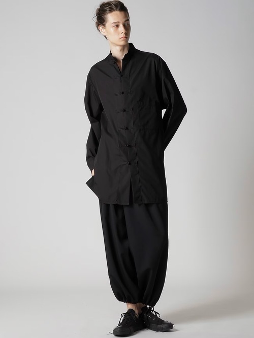 Yohji Yamamoto���襦����ޥ��/���葉��С����֥Х롼��ѥ��/BLACK