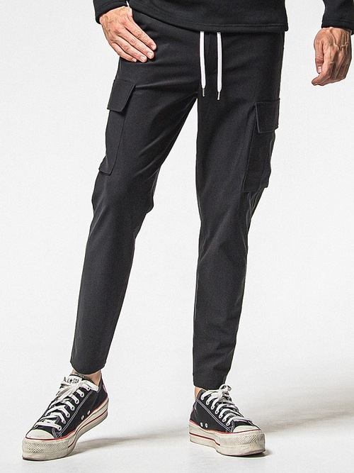 RESOUND CLOTHING���ꥵ����ɥ���������/SEMI LOOSE FIT Roland HEAT cargo PT/BLACK