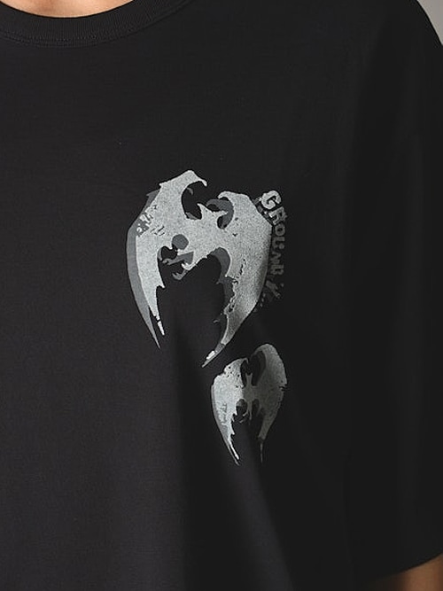 Ground Y�����饦��ɥ磻/26/- JERSEY BAT T-SHIRT A/BLACK