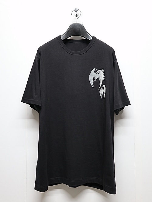 Ground Y�����饦��ɥ磻/26/- JERSEY BAT T-SHIRT A/BLACK