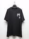 Ground Y�����饦��ɥ磻/26/- JERSEY BAT T-SHIRT A/BLACK