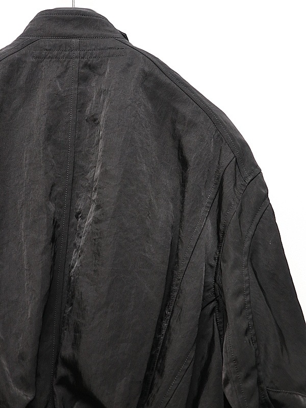 �㴰���JULIUS����ꥦ��/NYLON TWILL BLOUSON2/BLACK