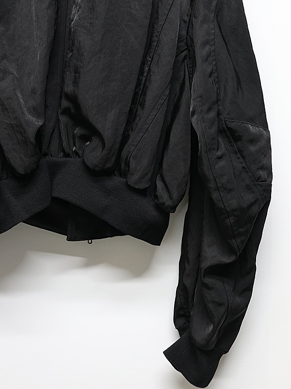 �㴰���JULIUS����ꥦ��/NYLON TWILL BLOUSON2/BLACK