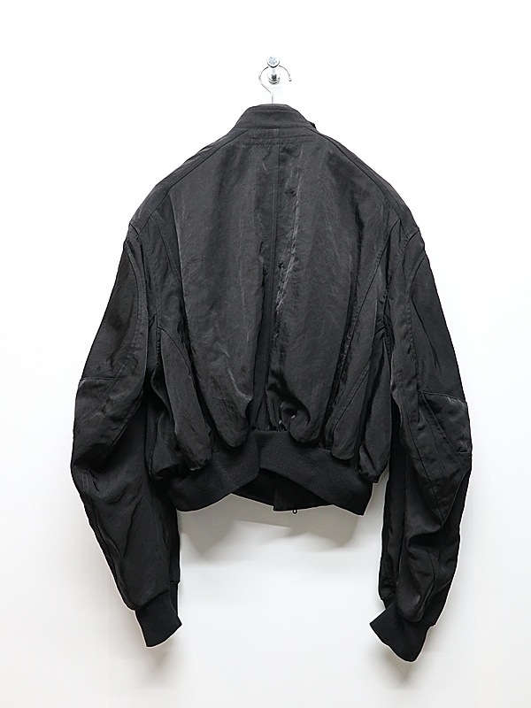 �㴰���JULIUS����ꥦ��/NYLON TWILL BLOUSON2/BLACK