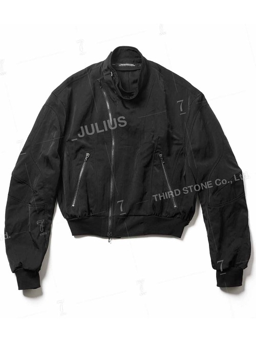 �㴰���JULIUS����ꥦ��/NYLON TWILL BLOUSON2/BLACK