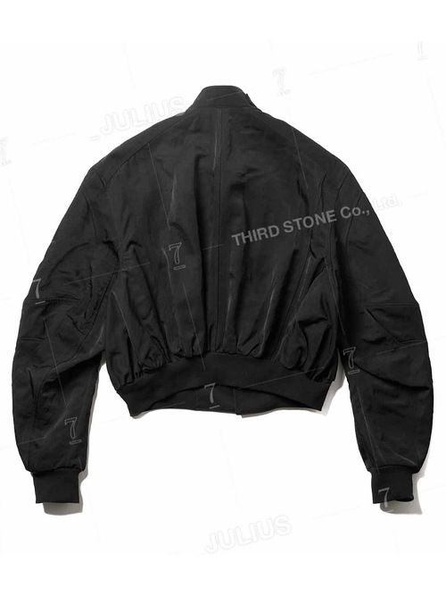 �㴰���JULIUS����ꥦ��/NYLON TWILL BLOUSON2/BLACK