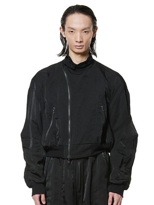 �㴰���JULIUS����ꥦ��/NYLON TWILL BLOUSON2/BLACK