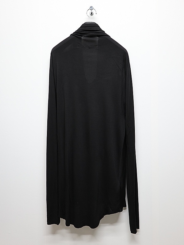 JULIUS����ꥦ��/RAYON/SILK JERSEY CUT & SEWN11/BLACK