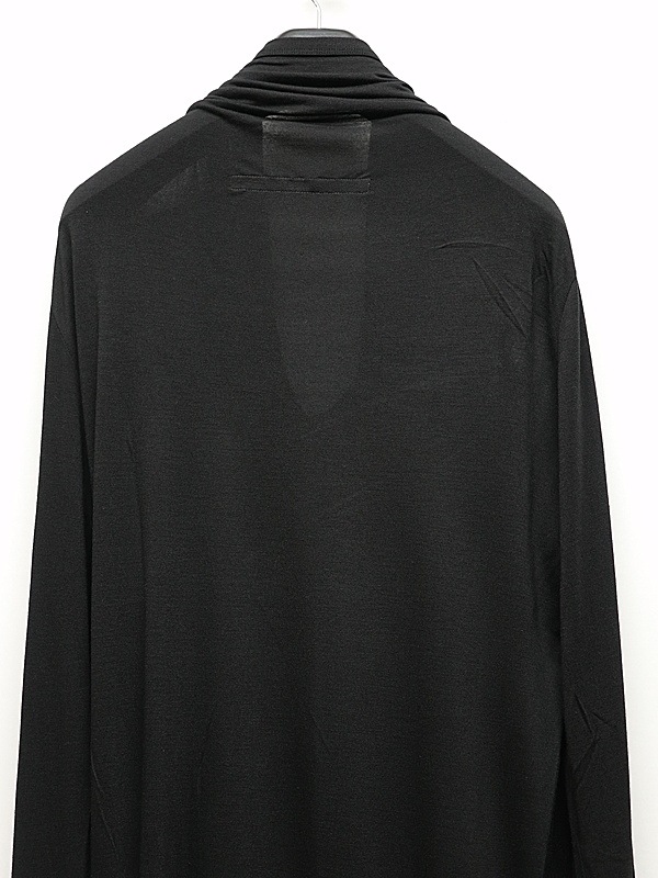 JULIUS����ꥦ��/RAYON/SILK JERSEY CUT & SEWN11/BLACK