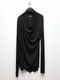 JULIUS����ꥦ��/RAYON/SILK JERSEY CUT & SEWN11/BLACK