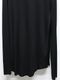 JULIUS����ꥦ��/RAYON/SILK JERSEY CUT & SEWN11/BLACK