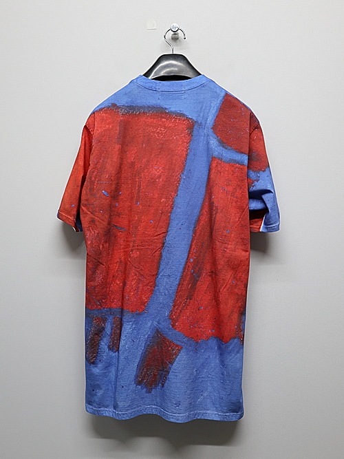 �㴰���nude:masahiko maruyama ���̡���:�ޥ��ҥ��ޥ���/30 Cotton Jersey INKJET PRINT T SHIRT/Blue-Red Paint