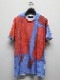 �㴰���nude:masahiko maruyama ���̡���:�ޥ��ҥ��ޥ���/30 Cotton Jersey INKJET PRINT T SHIRT/Blue-Red Paint