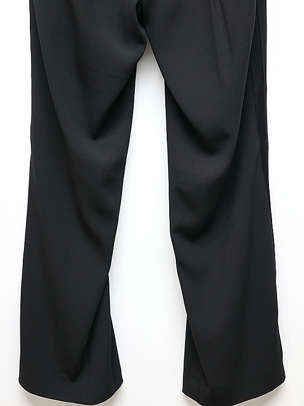(ͽ���ʡ�8������9������ͽ��/kiryuyrik������奦����奦/Back Satin Wide Slacks/Black