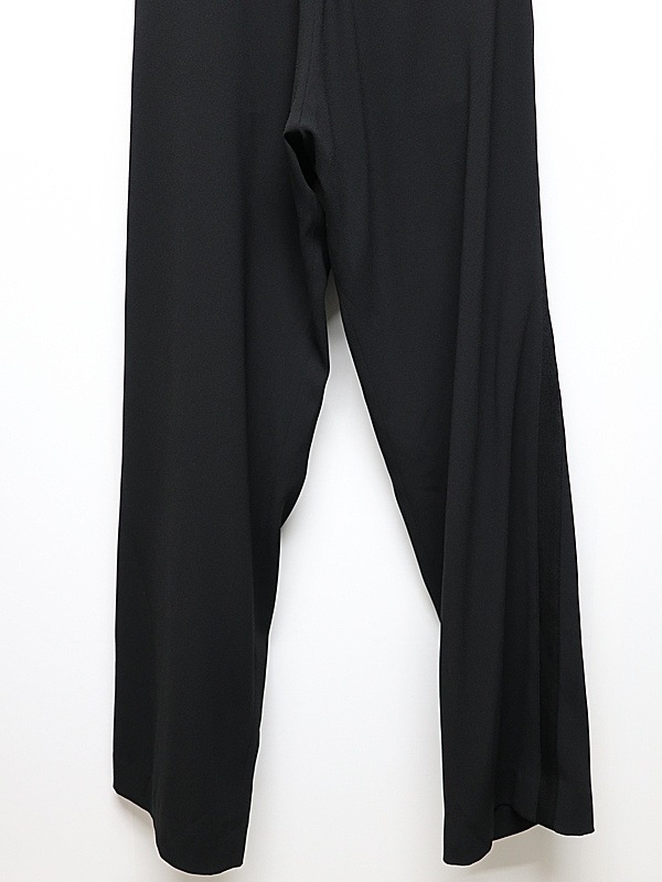(ͽ���ʡ�8������9������ͽ��/kiryuyrik������奦����奦/Back Satin Wide Slacks/Black
