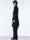 (ͽ���ʡ�8������9������ͽ��/kiryuyrik������奦����奦/Back Satin Wide Slacks/Black