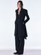 (ͽ���ʡ�8������9������ͽ��/kiryuyrik������奦����奦/Back Satin Wide Slacks/Black