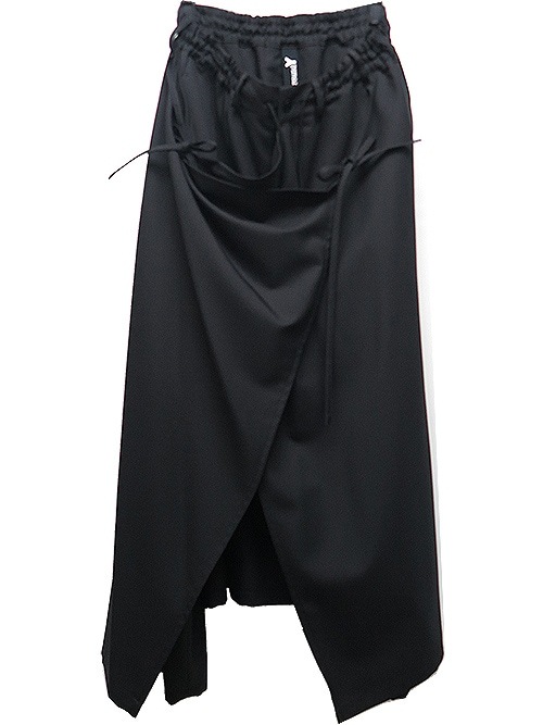 Ground Y饦ɥ磻/W/GABARDINE BOUND SKIRT PANTS/BLACK