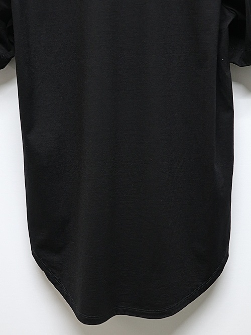 JULIUS����ꥦ��/COTTON SZ JERSEY CUT & SEWN1/BLACK.