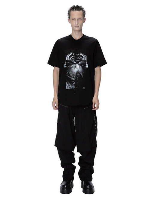 JULIUS����ꥦ��/COTTON SZ JERSEY CUT & SEWN1/BLACK.