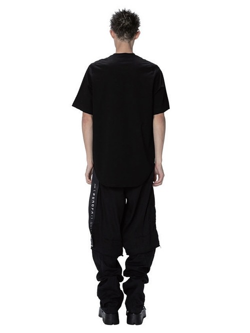 JULIUS����ꥦ��/COTTON SZ JERSEY CUT & SEWN1/BLACK.