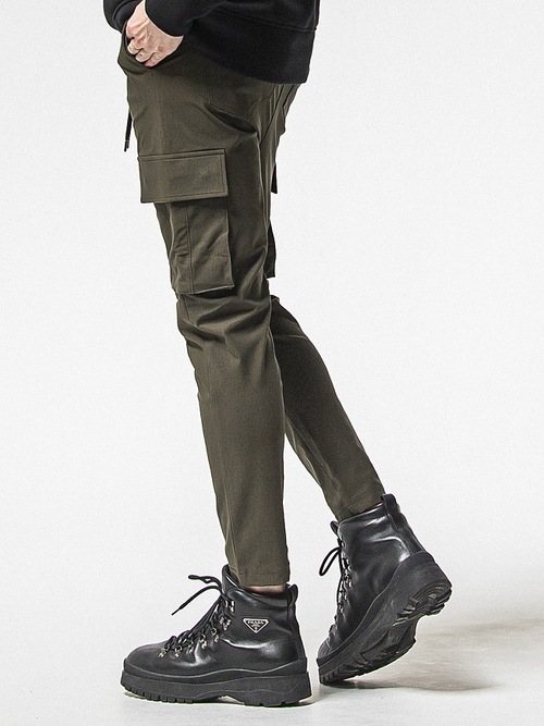 RESOUND CLOTHING���ꥵ����ɥ���������/SEMI LOOSE FIT Roland HEAT cargo PT/KHAKI