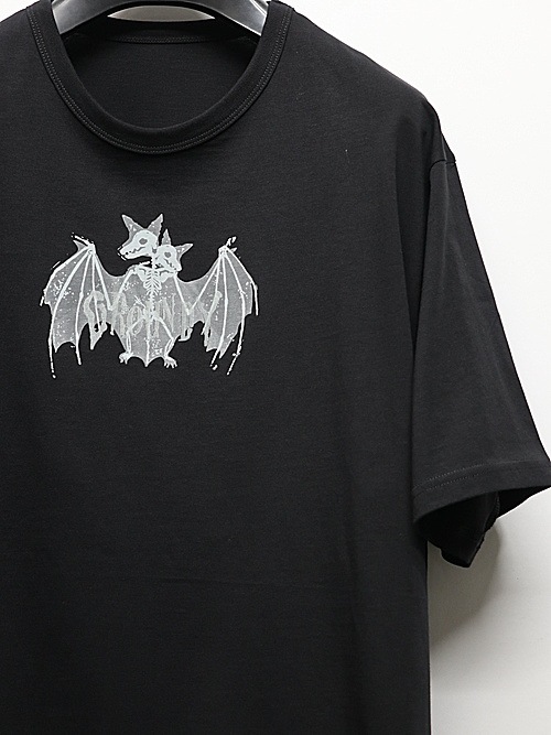 Ground Y�����饦��ɥ磻/26/- JERSEY BAT T-SHIRT B/BLACK