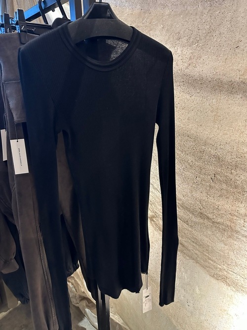 (ͽ����)8��9������ͽ��/JULIUS����ꥦ��/COTTON/SILK RIB CUT & SEWN6/BLACK