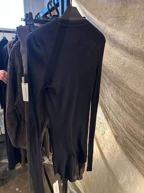 (ͽ����)8��9������ͽ��/JULIUS����ꥦ��/COTTON/SILK RIB CUT & SEWN6/BLACK