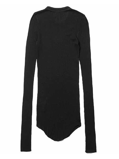 (ͽ����)8��9������ͽ��/JULIUS����ꥦ��/COTTON/SILK RIB CUT & SEWN6/BLACK
