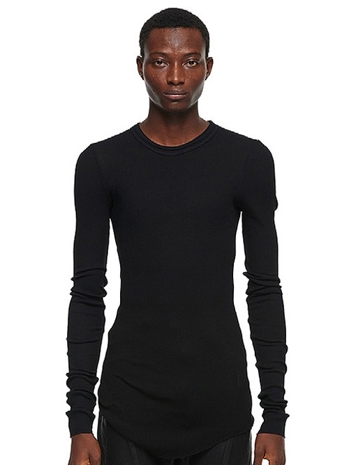 (ͽ����)8��9������ͽ��/JULIUS����ꥦ��/COTTON/SILK RIB CUT & SEWN6/BLACK