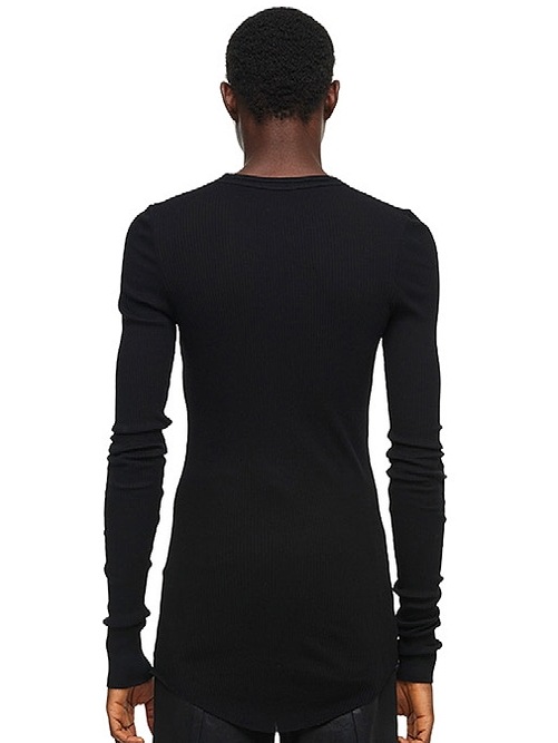 (ͽ����)8��9������ͽ��/JULIUS����ꥦ��/COTTON/SILK RIB CUT & SEWN6/BLACK