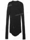(ͽ����)8��9������ͽ��/JULIUS����ꥦ��/COTTON/SILK RIB CUT & SEWN6/BLACK