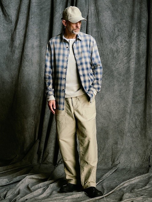 (ͽ���ʡ�9��10������ͽ��/wjk�����֥른��������/heavy moleskin work pants/l.khaki