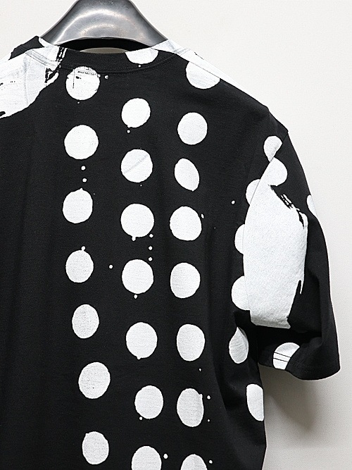 �㴰���nude:masahiko maruyama ���̡���:�ޥ��ҥ��ޥ���/30 Cotton Jersey PRINT T SHIRT/Black