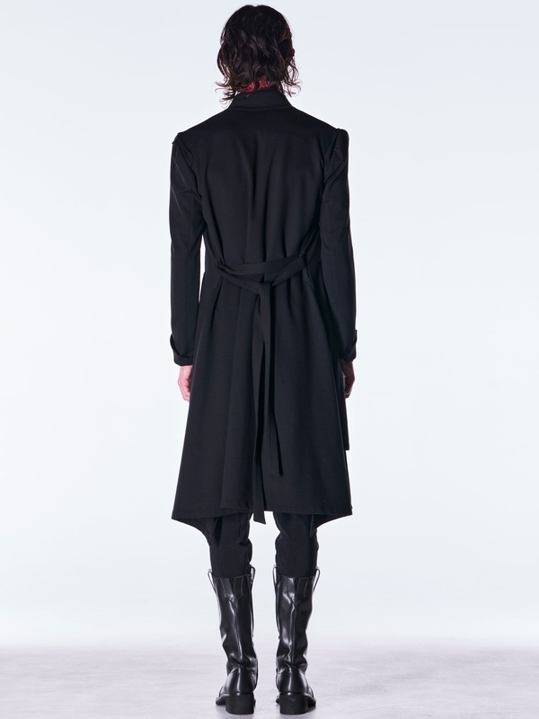 (ͽ���ʡ� 8������9������ͽ��/kiryuyrik������奦����奦/Mockroady No Collar Flare Jacket/Black