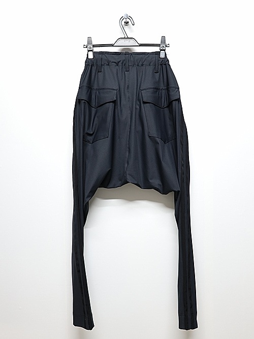 �㴰���THE ONENESS�������ͥ�/Recycle PE Jersey LIne Sarouel Pants/Black