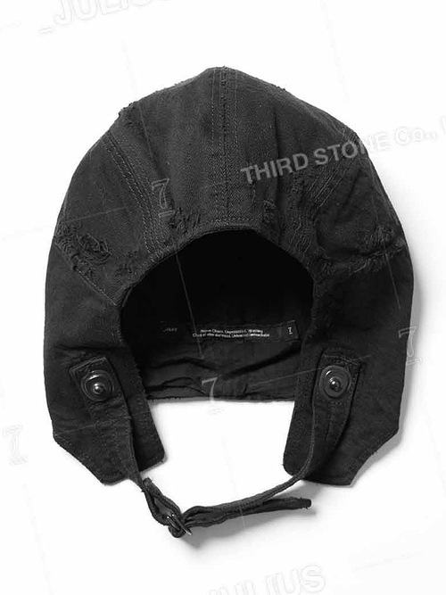 (ͽ)910ͽ/JULIUSꥦ/12oz DENIM ACCESSORY2/BLACK