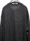SALE30%OFF/Ground Y�����饦��ɥ磻/COTTON POLYESTER HEM JUMBO LONG SLEEVED T/BLACK.