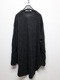 SALE30%OFF/Ground Y�����饦��ɥ磻/COTTON POLYESTER HEM JUMBO LONG SLEEVED T/BLACK.